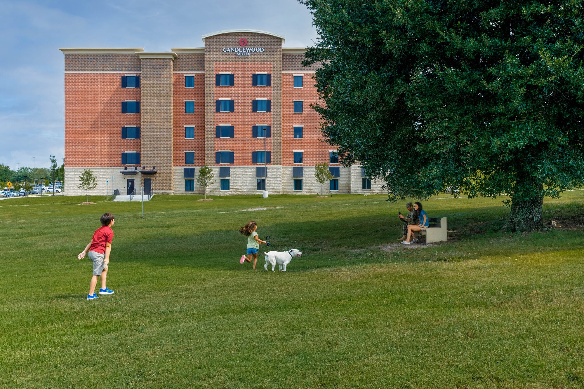 Candlewood Suites hotel exterior — hospitality photography