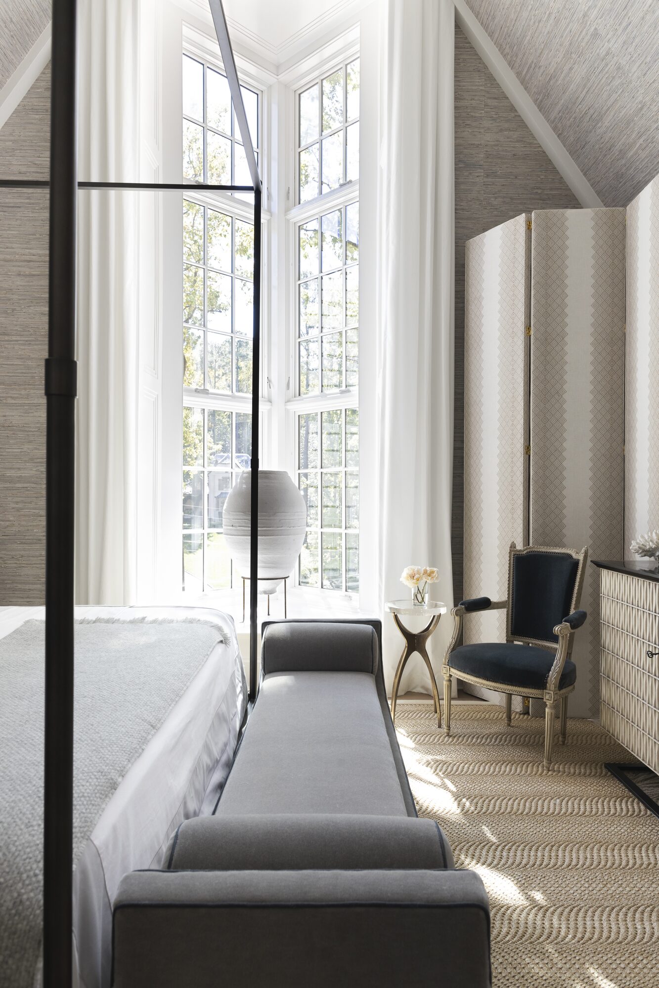 Atlanta guest bedroom interior design photography